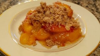 💖 Easy Peach Cobbler, Crisp or Crumble Recipe by Mommy Is A Chef summer recipe ideas