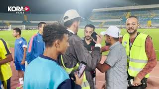 كريم فؤاد يتسلم جائزة أفضل لاعب في مباراة الأهلي والداخلية