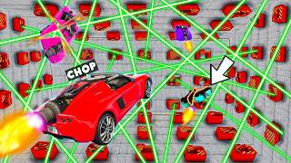 GTA GUESS THE MYSTER BOX THROUGH LASERS CHALLENGE WITH CHOP