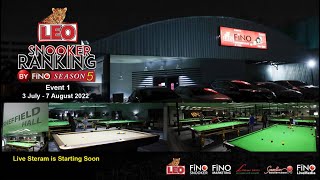 มิ้น เมืองชล vs อ๊อฟ พระโขนง - Leo Snooker Ranking by Fino Season 5 Event 3 - SF