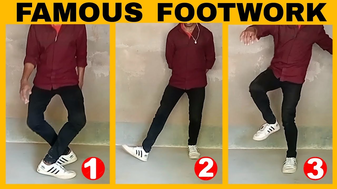 Basic Dance Steps | 3 Famous Dance Moves | Footwork Tutorial In Hindi ...