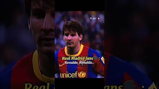 Messi vs Real Madrid fans 2011 😴 #football #soccer #shorts