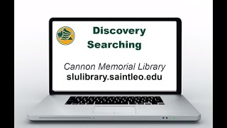 Discovery Searching: The Library Catalog