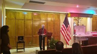 Uncle Mike Funeral, Uncle Lino Eulogy