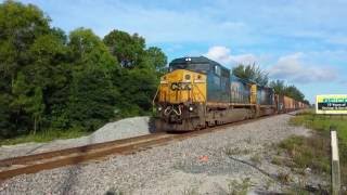 CSX Train K995 #117 w/ ExConrail 7329! - NE DYER