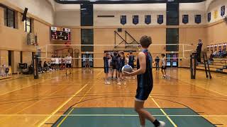 OKM Sr Boys vs Vancouver Christian - Volleyball - Set 2 - Best of the West - Oct 14, 2023