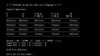C Language : Lesson 7 - 2 Logical Operators