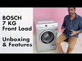 Bosch Washing Machine 7 KG Fully Automatic Front Load Features | Unboxing & Overview