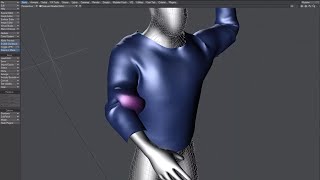 LightWave ClothFX - Bullet Cloth intro - 3 - Armpit Cycler