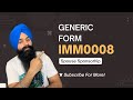 IMM0008 | Generic form for spouse sponsorship | You we & Canada