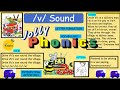 JOLLY PHONICS-LETTER Vv LESSON WITH STORY,SONG,ACTION,SOUND,LETTER FORMATION,VOCABULARY &ACTIVITIES