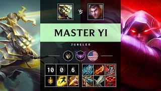 Master Yi Jungle vs Jayce: Perfect KDA, Legendary - NA Master Patch 25.S1.1