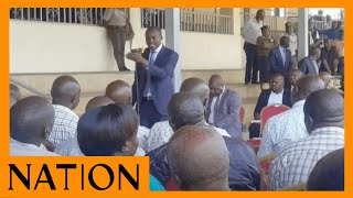 Governor Simba Arati faults Interior CS Kithure Kindiki over insecurity in Kisii town