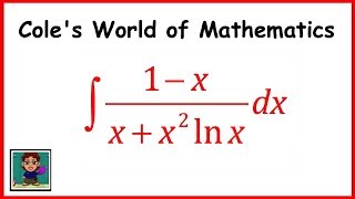 Integral of (1 - x)/(x + x^2 ln x) ❖ Calculus 1