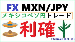 【FX】メキシコペソ円ロング中～ショートポジション利確の様子と今後の方針ざっくり解説～