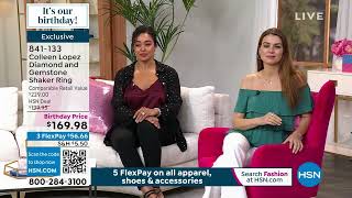 Colleen Lopez Diamond and Gemstone Sterling Silver Shake...