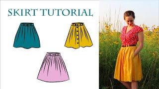 Summer Sewing Tutorial: 3 Simple Linen Skirts