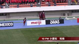 高校サッカー　京都橘vs市立船橋　2014.1.5