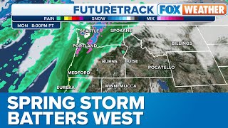 Widespread Rain Expected in West, Feet of Snow Possible in Higher Elevations