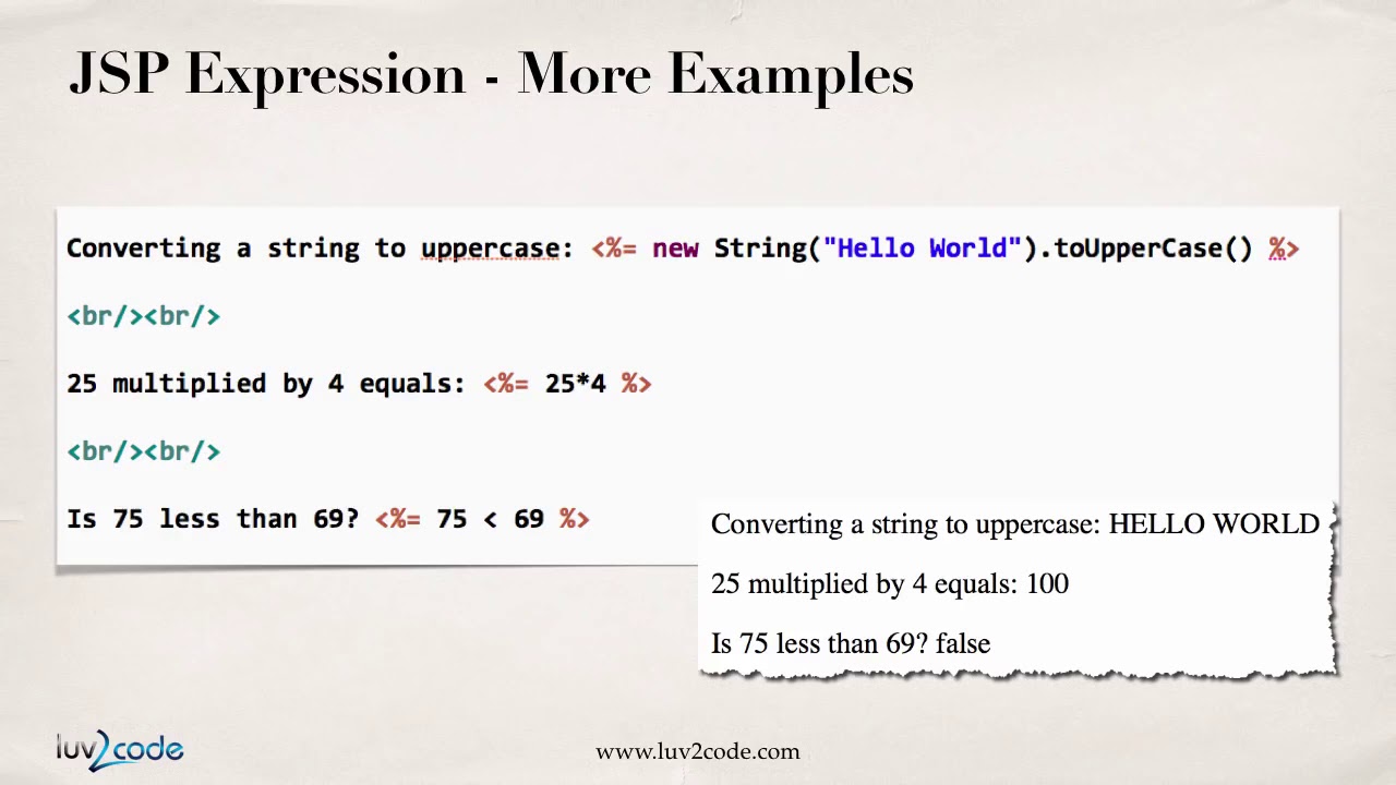 11 JSP Tutorial #11 JSP Expressions - YouTube