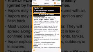Tutorial: Emergency Response Guidebook App (ERG) for iOS