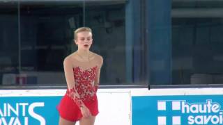 2016 ISU Junior Grand Prix - St. Gervais - Ladies Short Program - Emmi PELTONEN FIN