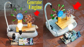 How I Make A Small Permanent Hydroelectric Generator At Home