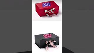 CHOOSE YOUR GIFT FUNNY SHORTS  499 VS 100 #viral #trendingshorts #chooseyourgift #like #subscribe