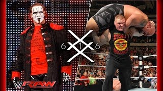 WWE RAW Talks for 1/19/2015: Sting Returns, Lesnar Destroys!