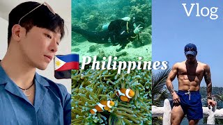 🇵🇭ep1.[필리핀 바닷속까지 전부 보여드림!] /스쿠버 다이빙/리조트 수영장/사방해변/태닝/푸에르토 갈레라 섬