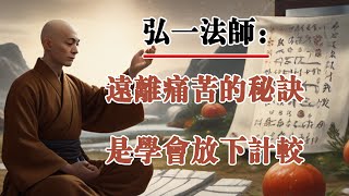 弘一法師：遠離痛苦的秘訣是學會放下計較！收獲快樂！