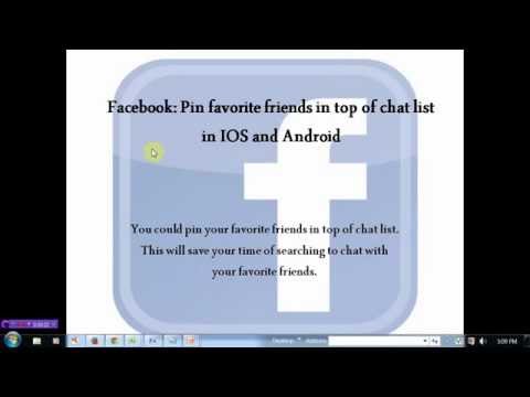 Add favorite friends in top of facebook chat list Add favorite friends in top of facebook chat list