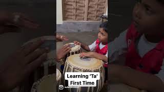 Learning ‘Ta’ first Time | Tabla Class