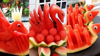 Art In WATERMELON CARVING AND CUTTING TRICKS