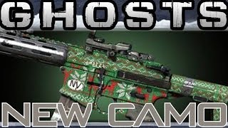 Call of Duty Ghosts DLC - NEW "CHRISTMAS CAMO" For Free! (COD Ghosts Personalization Pack)