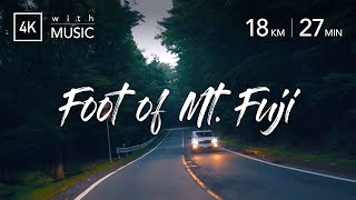 Foot of Mt. Fuji | 富士山麓の樹海を抜ける県道71号をドライブ [4K] Driving the sea of trees on Mt. Fuji＜IDE BOK〜道の駅なるさわ＞