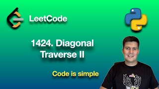 LeetCode 1424 Diagonal Traverse II | python