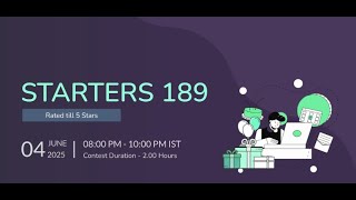 Distinct 2 Subarray Codechef Solution || Starters 189 Contest Solution #codechef #python #program