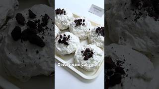 早餐下午茶就做這款奶香鬆軟的奧利奧巧克力奶貝小蛋糕 Oreo Cream Cake #teatime #dessert #recipe #homemade #baking #yummy #picnic