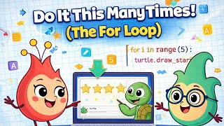 Lesson 9: The For Loop 🔁 Do It This Many Times! | Python for Kids
