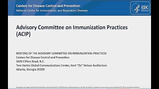 September 12, 2023 ACIP Meeting - Welcome & COVID-19 Vaccine Safety