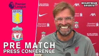 Jurgen Klopp - Aston Villa v Liverpool - Pre-Match Press Conference