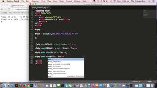 PHP Tutorial for beginners #16 Learning to use ARRAY FUNCTIONS in PHP