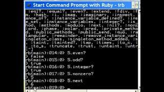 Ruby Method Execution irb
