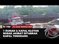 Diduga Kelebihan Muatan, Kapal Tongkang Hilang Kendali hingga Tabrak Rumah | AKIS tvOne