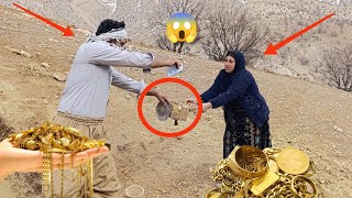 MOTHER FINDS MYSTERIOUS GOLD IN HAUNTED MOUNTAIN CAVE! *GONE WRONG* 😱 | REAL FOOTAGE\