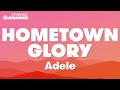 Adele - Hometown Glory (Karaoke Version)