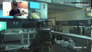 COD Ghosts   Upside Down Controller CHALLENGE! Call of Duty  Ghosts Gameplay