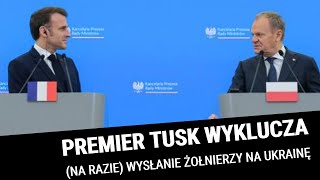 13.12: Macron w Warszawie, Trump a wojna na Ukrainie, finansowanie zbrojeń przez członków NATO