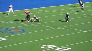 Dube-Forslund tackle-breaking 28 yard TD reception